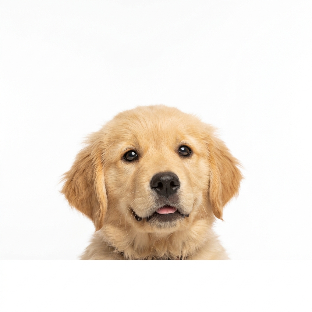 Cute puppy peek decoration